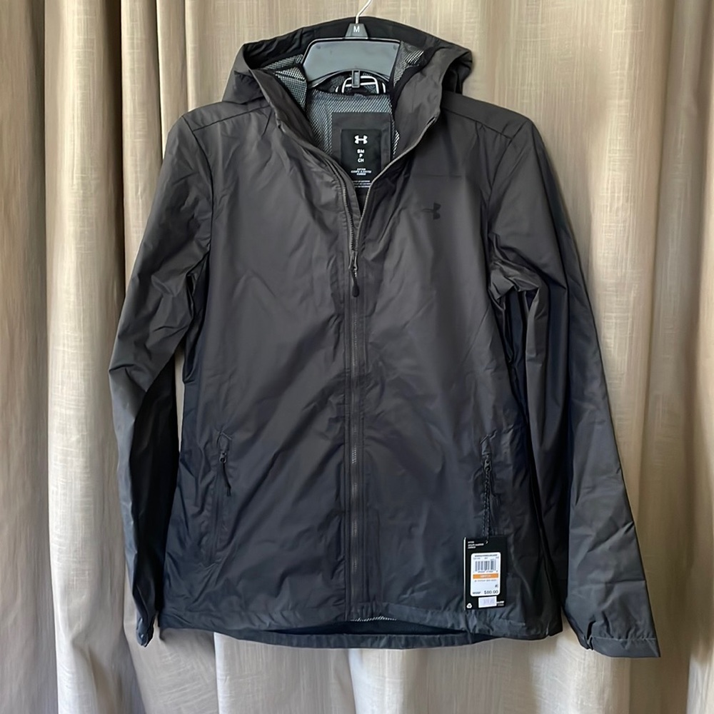 NWT Under Armour Forefront Rain Jacket sz S